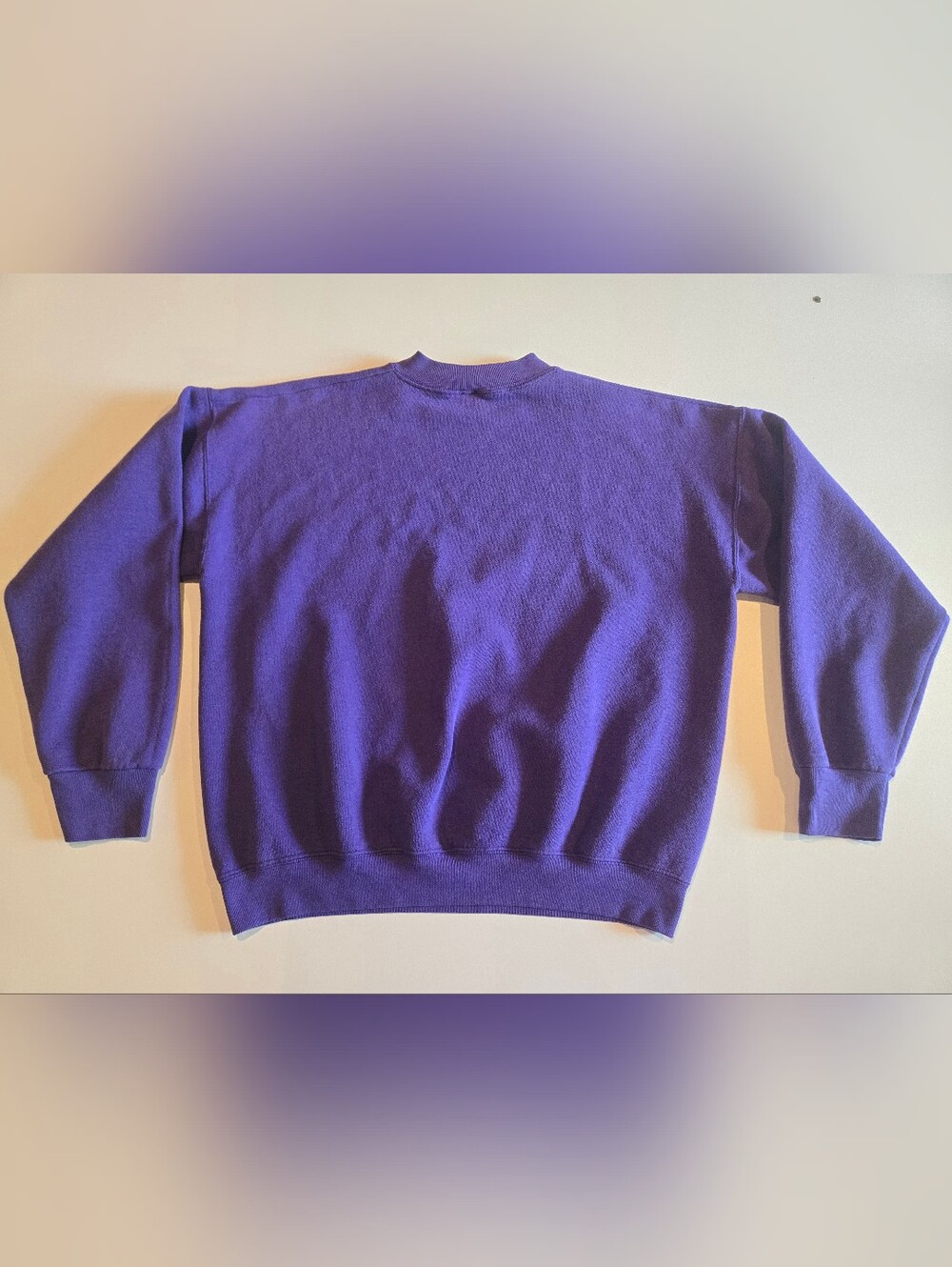 Kansas State Football Crewneck Sweater - Purple Size Large - Picture 6 of 6
